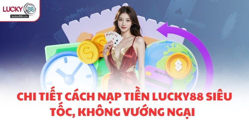 Chi tiết cách nạp tiền LUCKY88 siêu tốc, không vướng ngại  