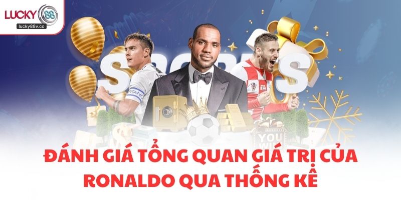 Đánh giá tổng quan giá trị của ronaldo qua thống kê
